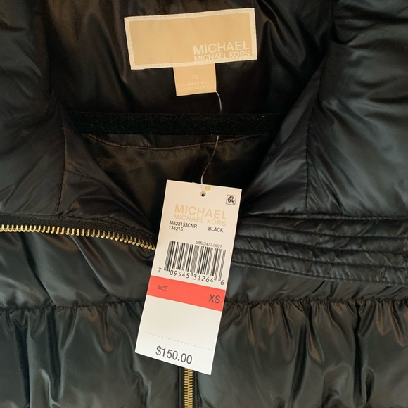 NWT Michael Kors Down Vest - Picture 2 of 5